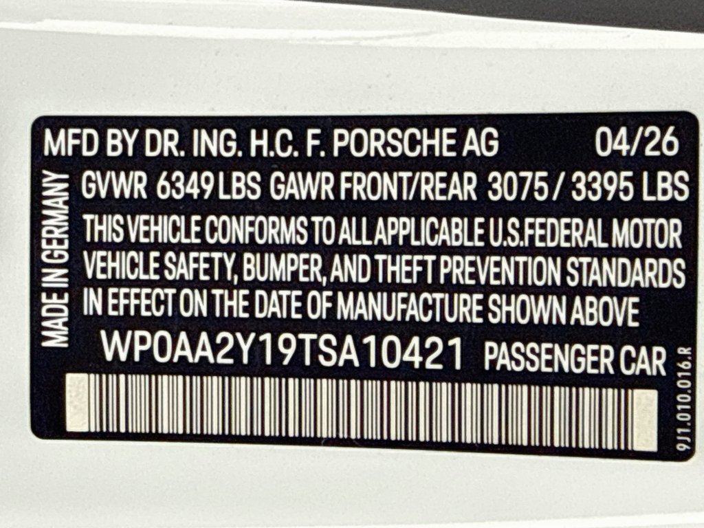 New 2026 Porsche Taycan AWD/4WD image 34