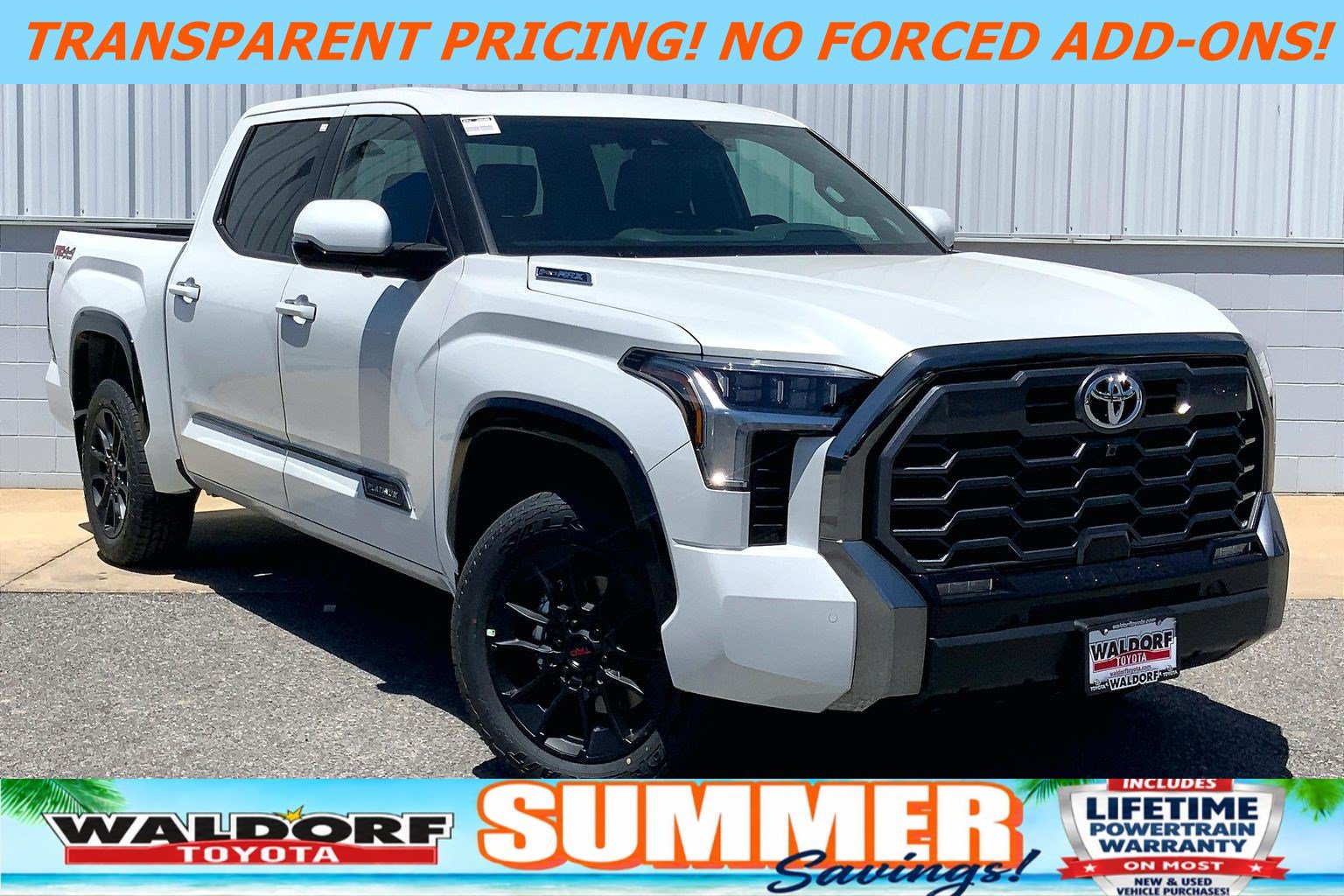 New 2026 Toyota Tundra Platinum