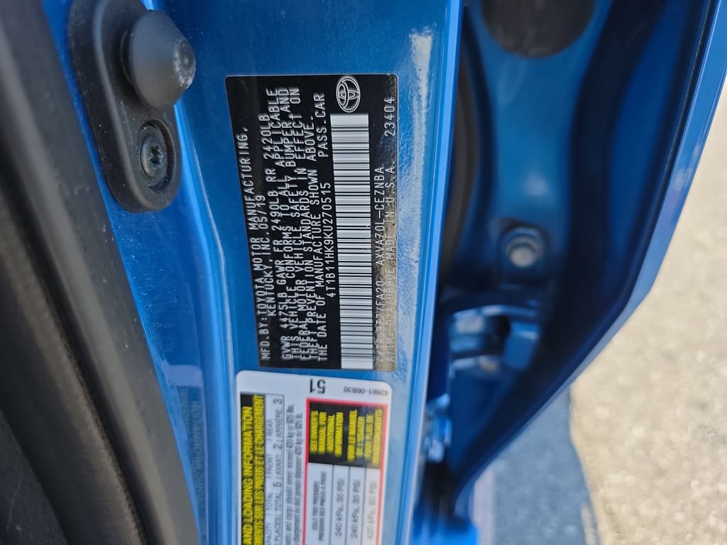 Used 2019 Toyota Camry LE FWD image 35