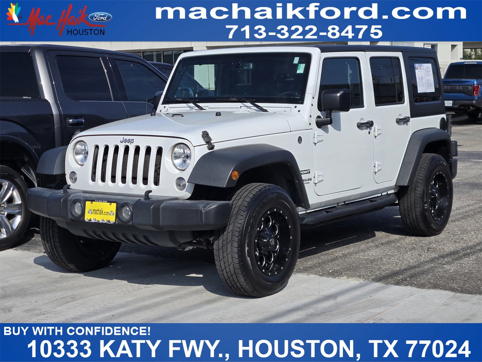 Used 2017 Jeep Wrangler Unlimited Sport w/ Quick Order Package 24S