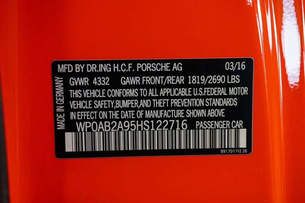 Used 2017 Porsche 911 GT3 RS image 23