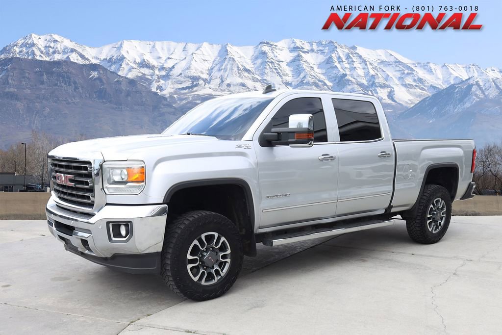 Used 2015 GMC Sierra 3500 SLT w/ Duramax Plus Package AWD/4WD video 1