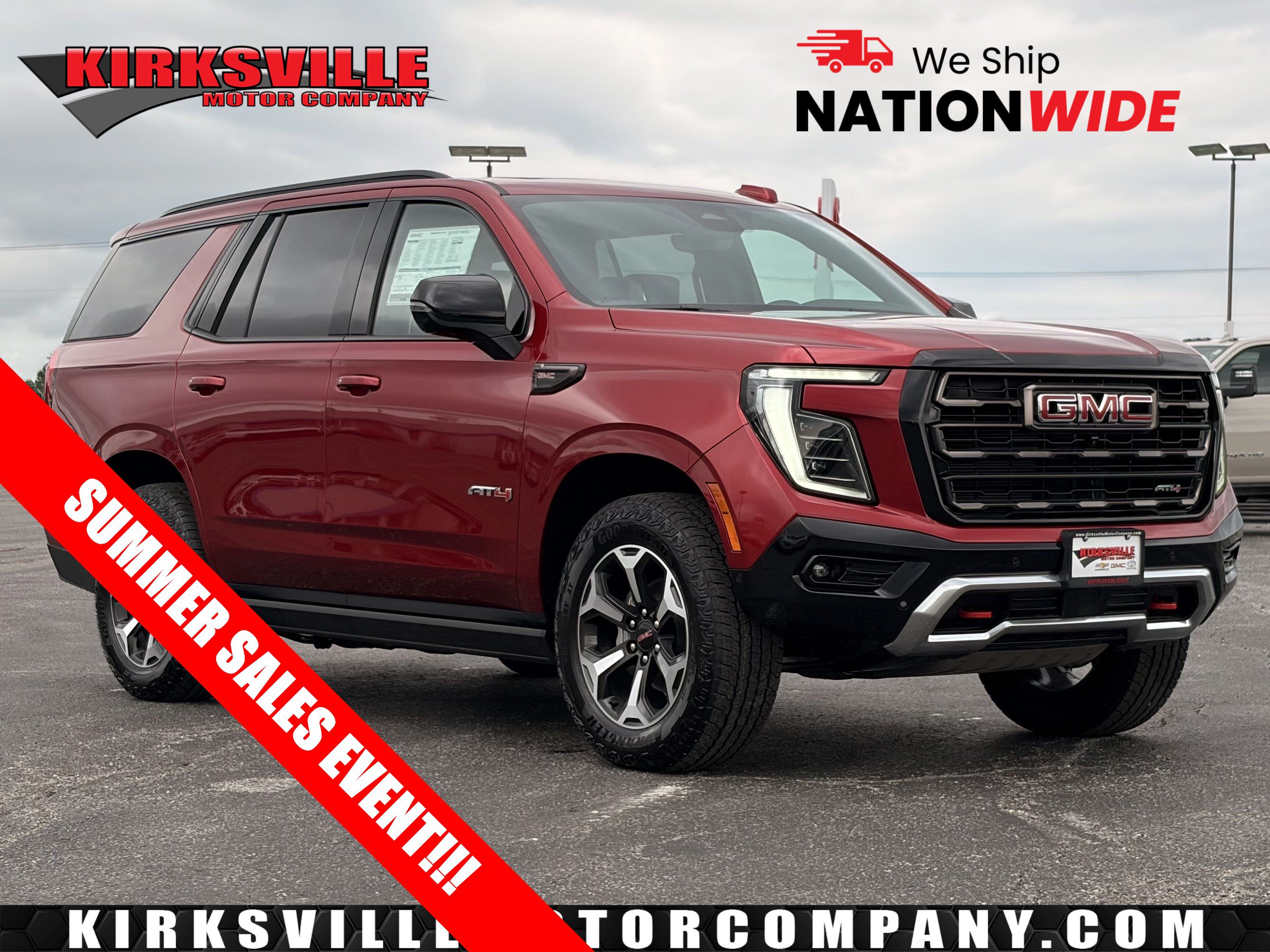 New 2026 GMC Yukon AT4 Ultimate w/ LPO, Floor Liner Package