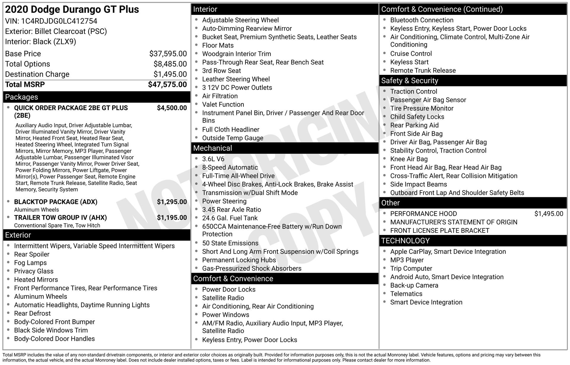 Used 2020 Dodge Durango GT image 3