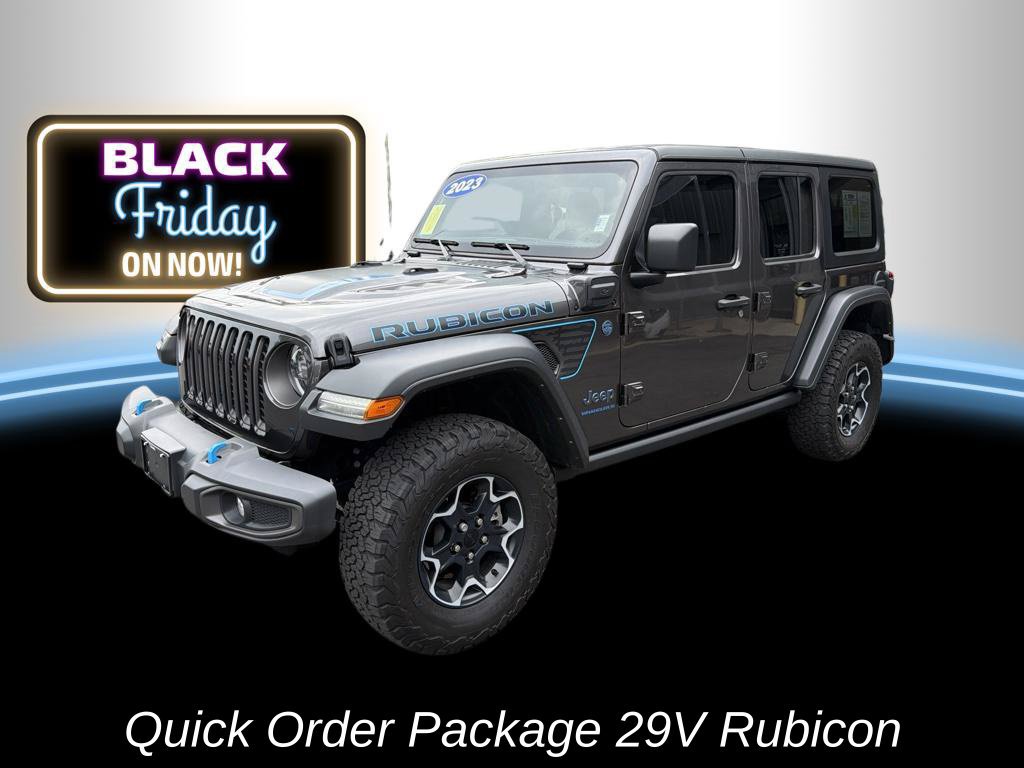 Certified 2023 Jeep Wrangler Unlimited Rubicon 4xe w/ Dual Top Group AWD/4WD image 9