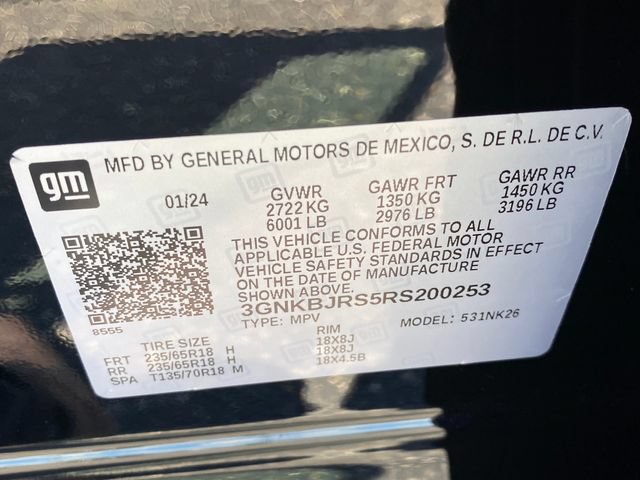 Certified 2024 Chevrolet Blazer LT w/ LPO, Cargo Package AWD/4WD image 27