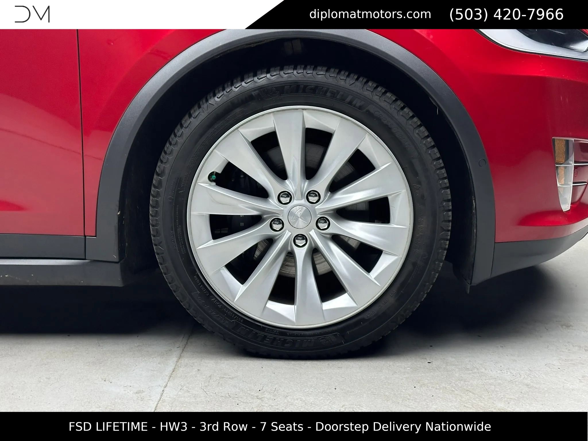 Used 2018 Tesla Model X 75D AWD/4WD image 40