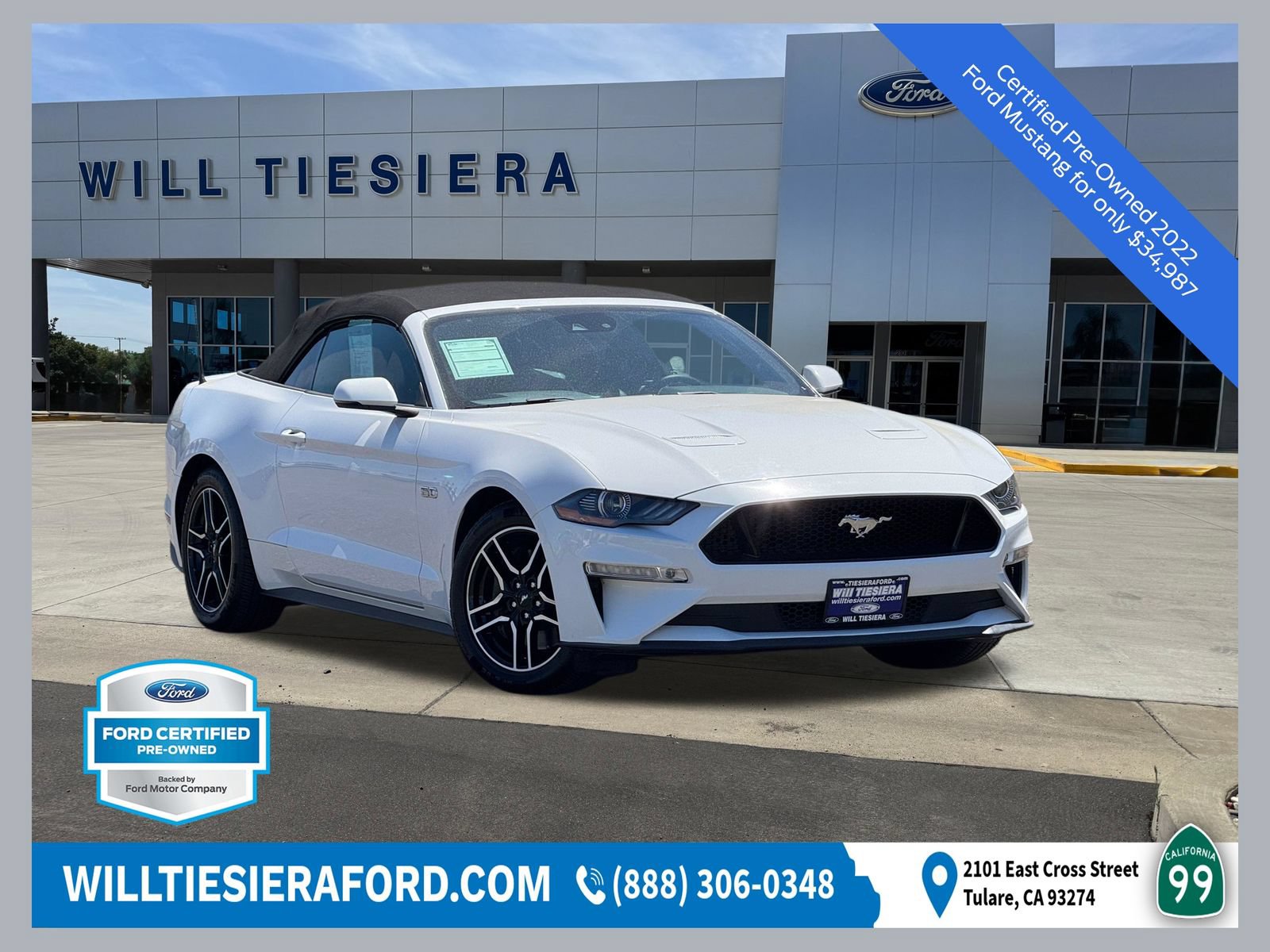 Certified 2022 Ford Mustang GT Premium w/ Equipment Group 401A RWD 360° Tour