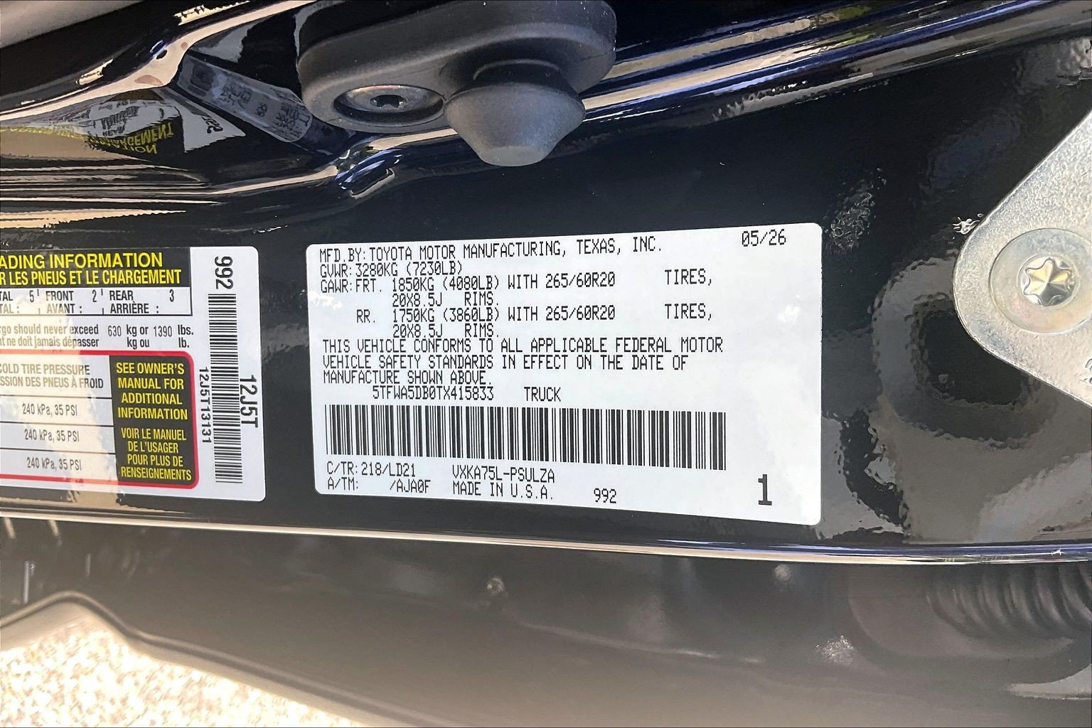 New 2026 Toyota Tundra Limited AWD/4WD image 17