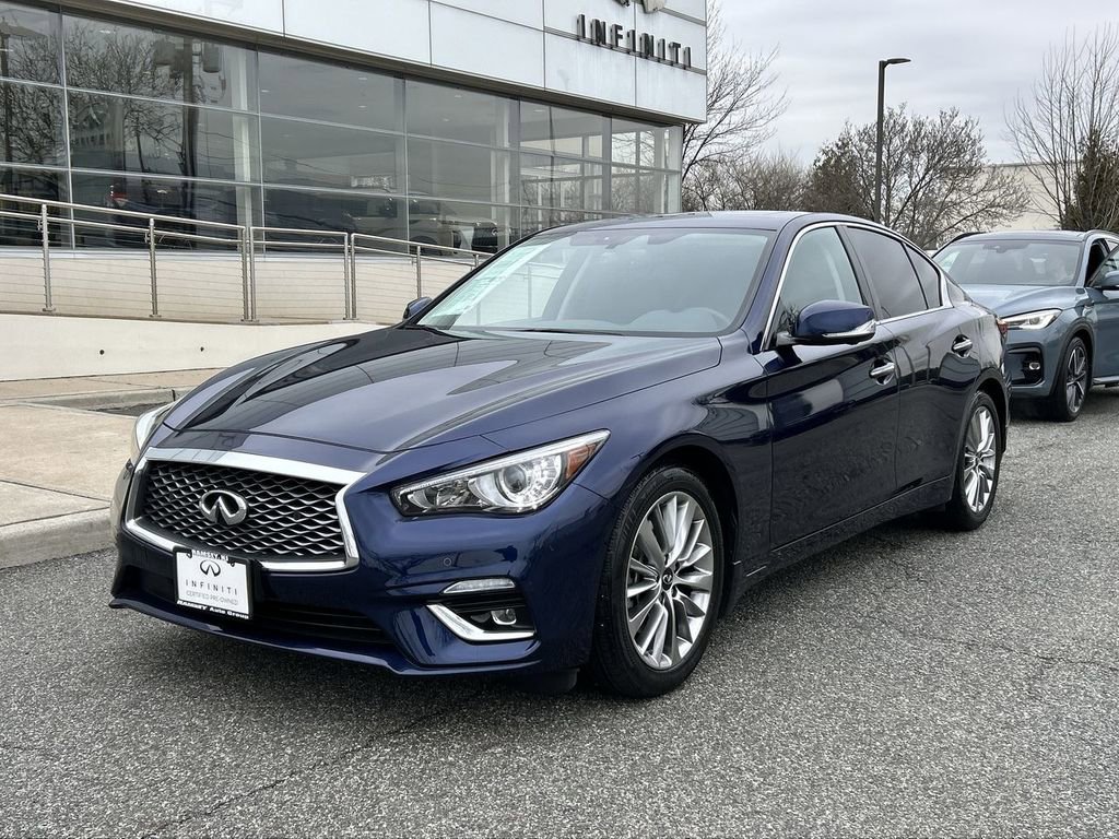 Certified 2022 INFINITI Q50 Luxe w/ Cargo Package image 1