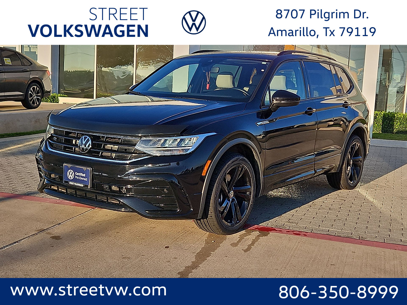 Certified 2024 Volkswagen Tiguan SE R-Line w/ MDO Package, Three-Row