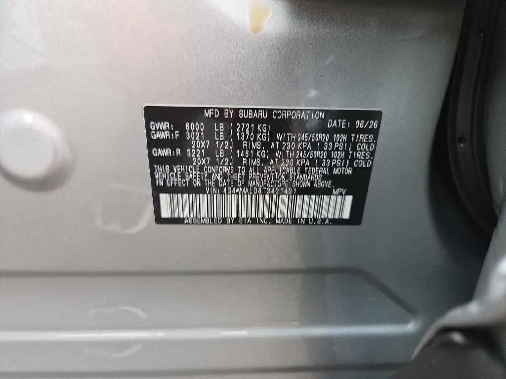 New 2026 Subaru Ascent Bronze Edition AWD/4WD image 43