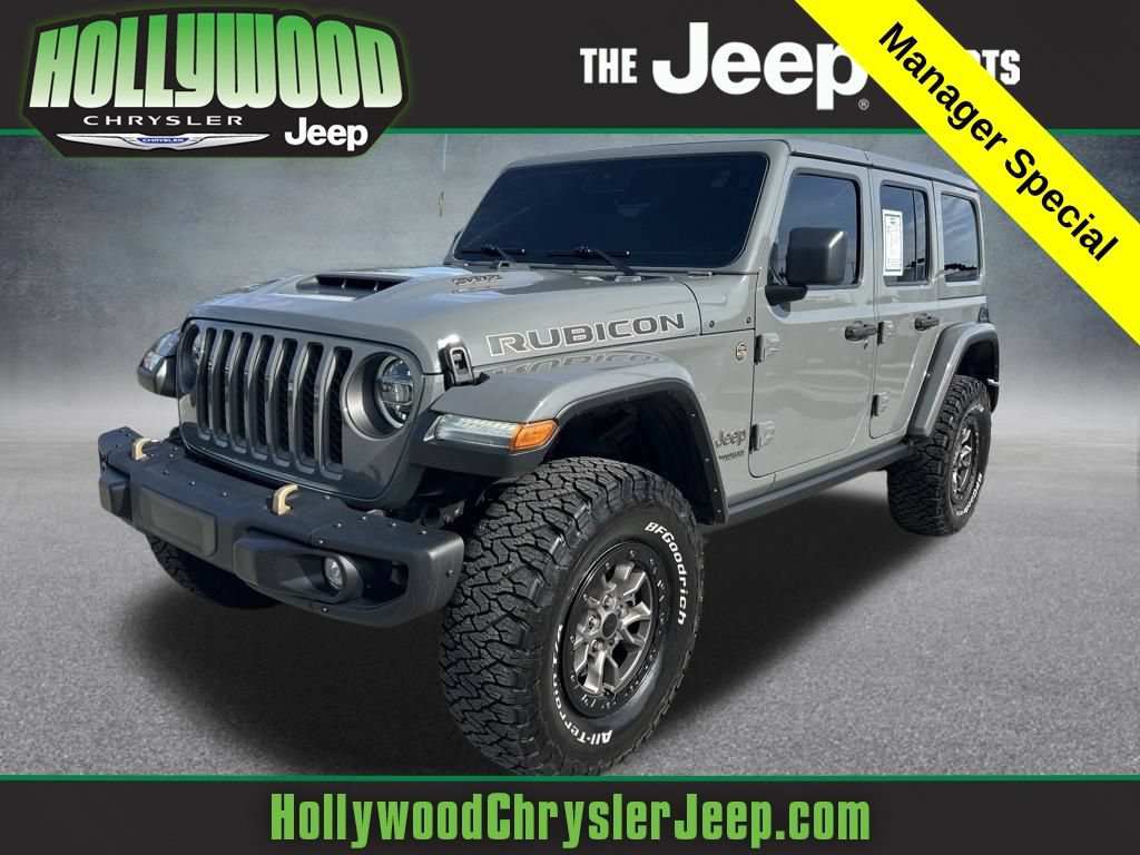 Used 2022 Jeep Wrangler Unlimited Rubicon w/ Trailer Tow Package AWD/4WD image 1