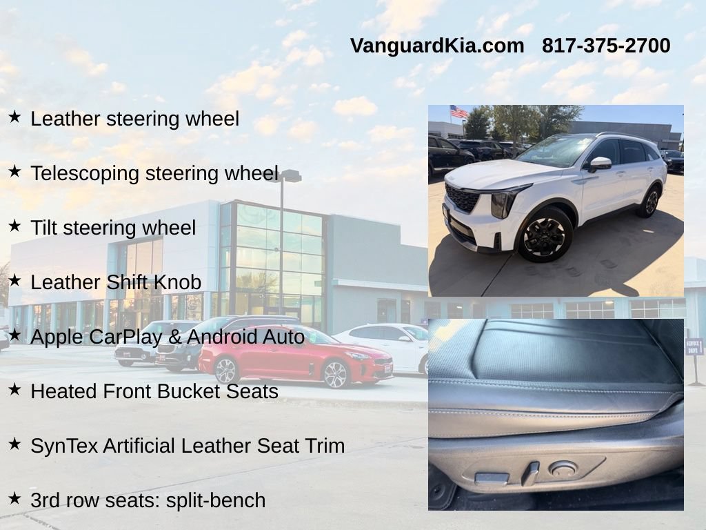 Certified 2025 Kia Sorento S w/ Panoramic Sunroof Package FWD image 18
