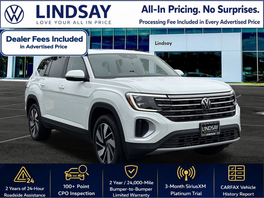 Used 2024 Volkswagen Atlas SE w/ Panoramic Sunroof Package