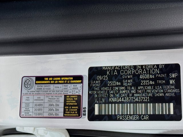 New 2026 Kia K5 GT w/ GT1 Package FWD image 33