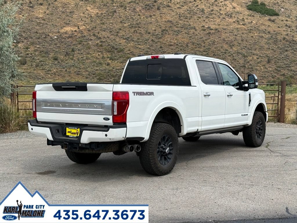 Used 2022 Ford F350 Platinum w/ Tremor Off-Road Package AWD/4WD image 6