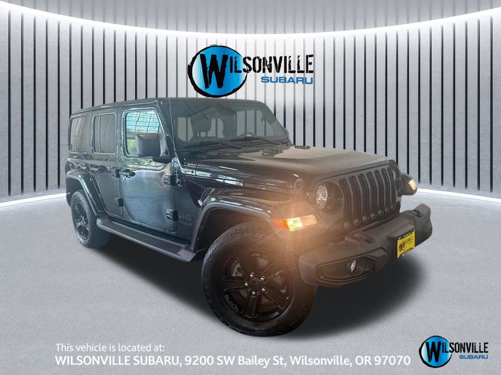 Used 2022 Jeep Wrangler Unlimited Sahara AWD/4WD image 1
