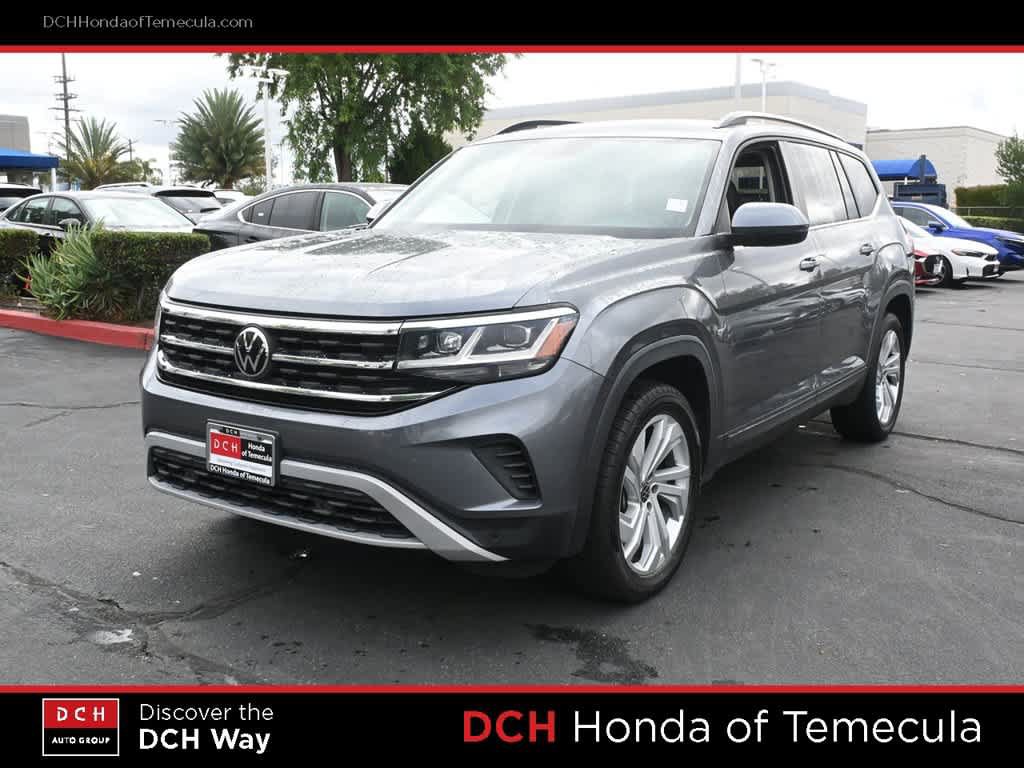 Used 2021 Volkswagen Atlas SE w/ Panoramic Sunroof Package FWD image 1