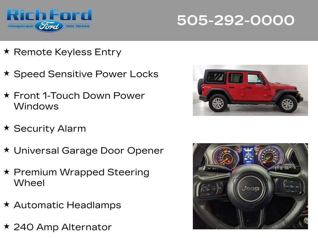 Used 2023 Jeep Wrangler Unlimited Sport AWD/4WD image 69