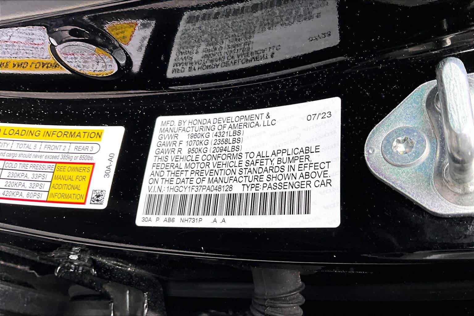 Used 2023 Honda Accord EX image 37