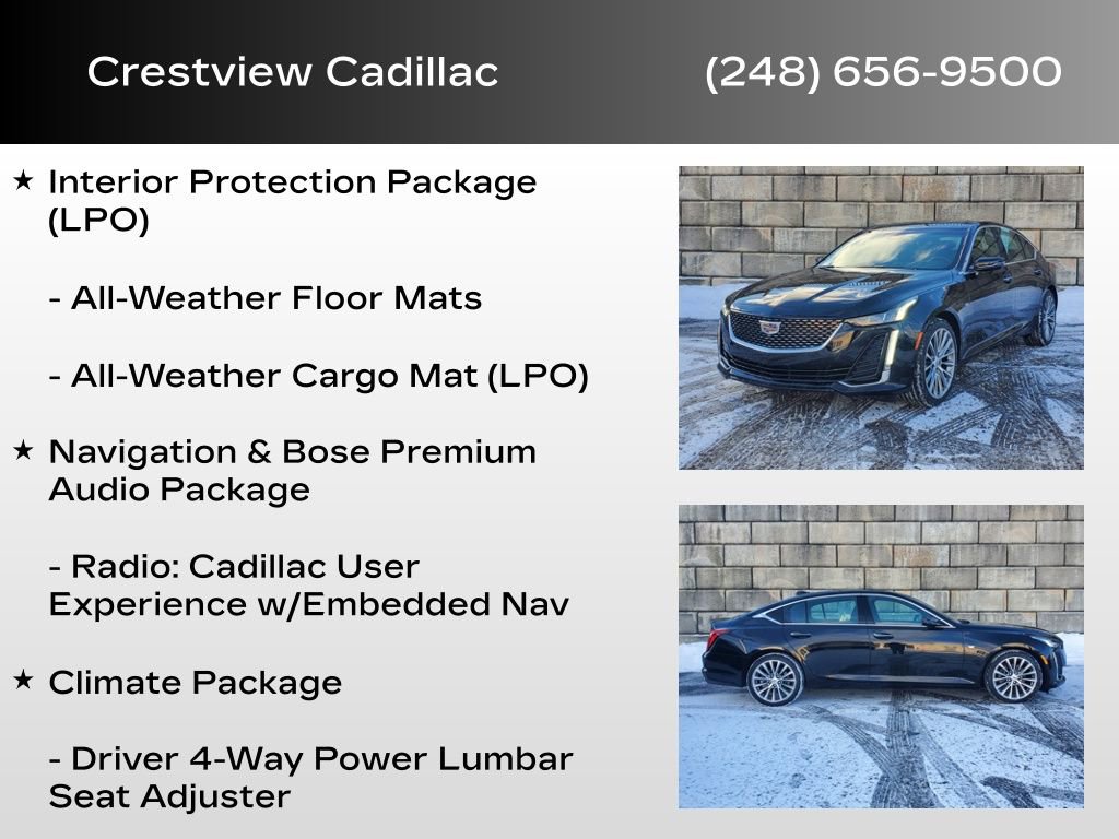Certified 2022 Cadillac CT5 Premium Luxury w/ Parking Package image 24