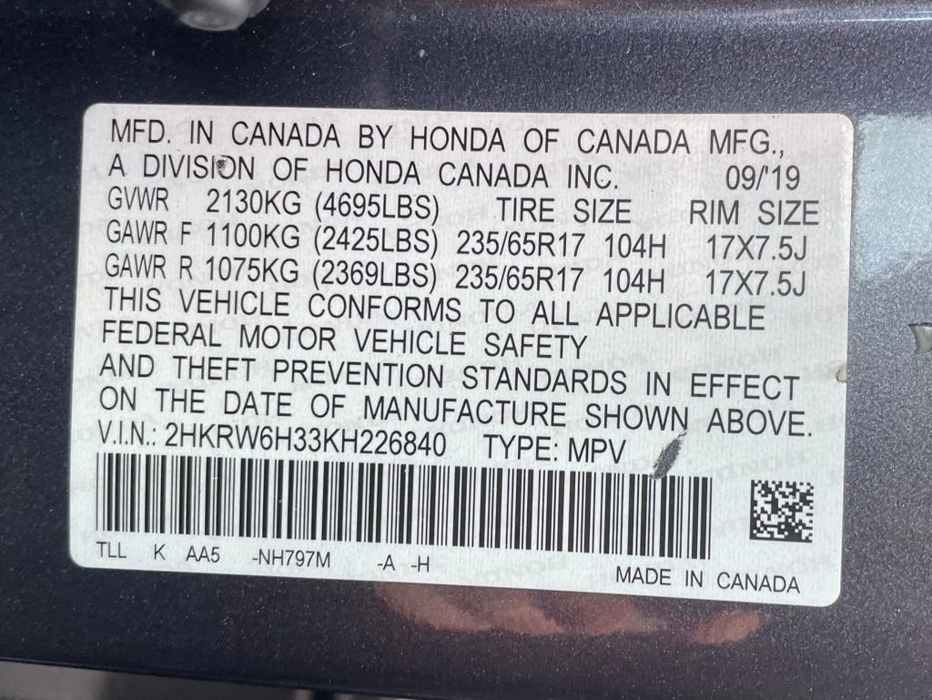 Used 2019 Honda CR-V LX image 17