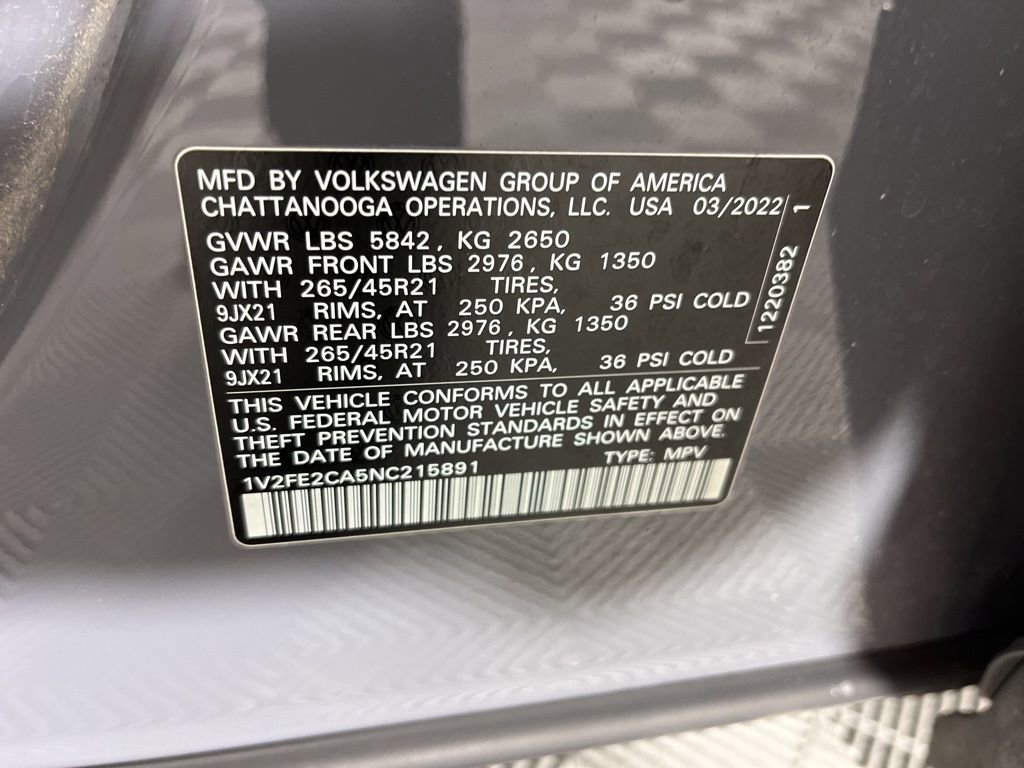 Used 2022 Volkswagen Atlas Cross Sport SEL Premium R-Line image 38