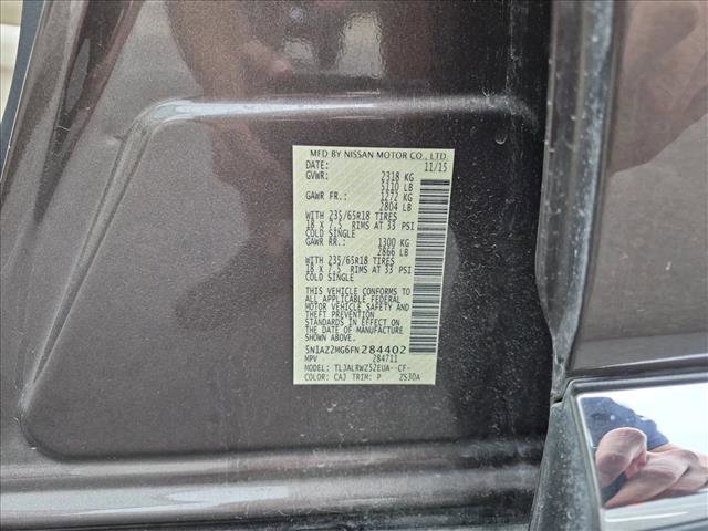 Used 2015 Nissan Murano SL w/ SL Technology Package FWD image 10
