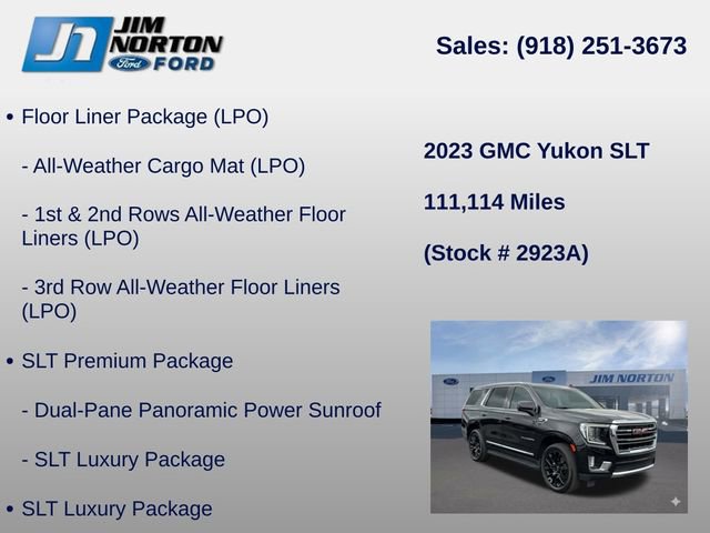 Used 2023 GMC Yukon SLT w/ SLT Premium Package image 31