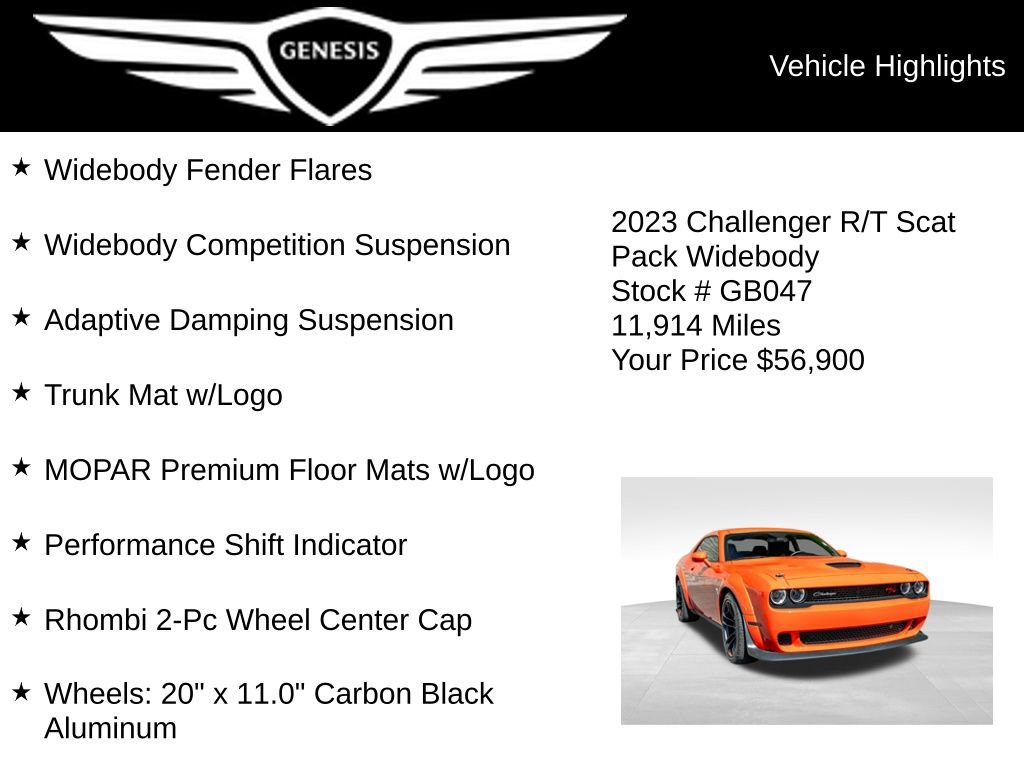 Used 2023 Dodge Challenger R/T Scat Pack RWD image 16