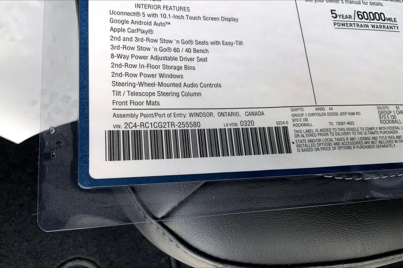New 2026 Chrysler Voyager LX FWD image 18