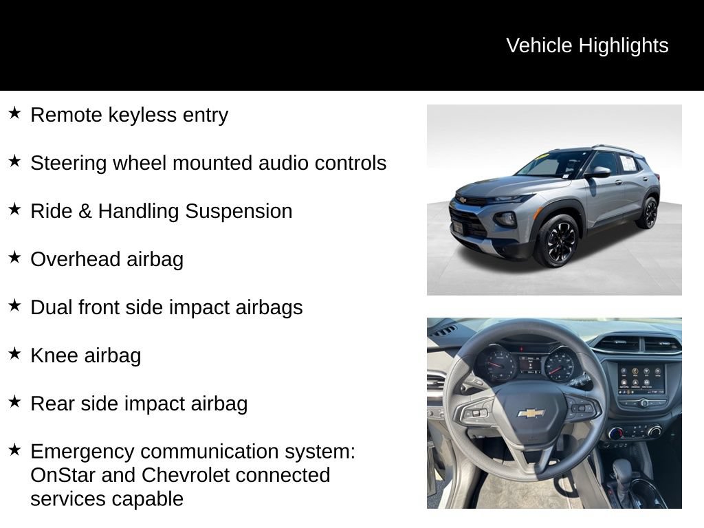 Certified 2023 Chevrolet TrailBlazer LT FWD image 16