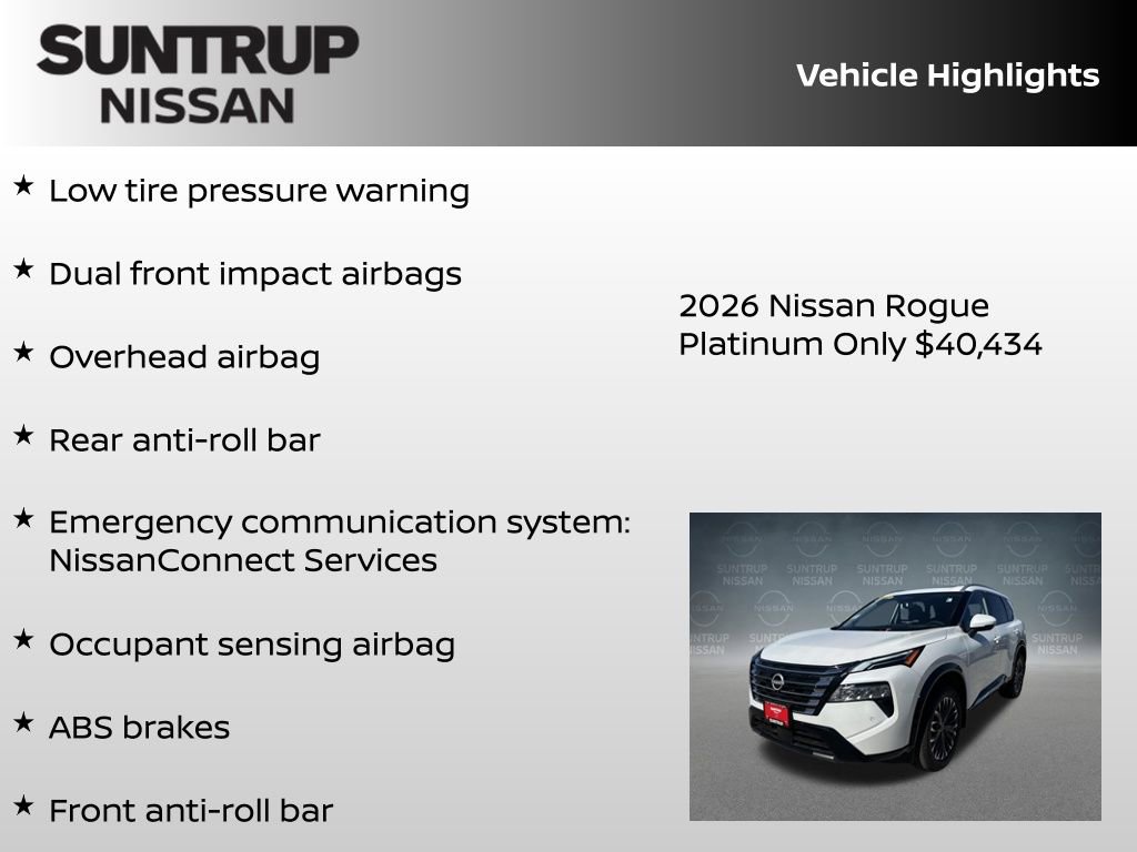 New 2026 Nissan Rogue Platinum w/ Tech Package AWD/4WD image 23
