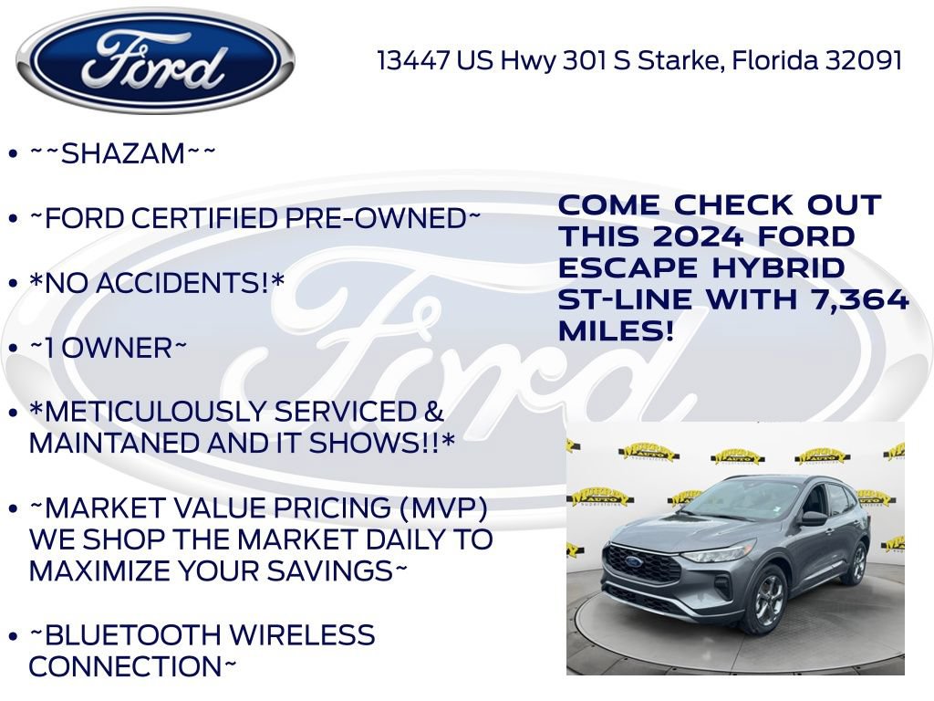 Certified 2024 Ford Escape ST-Line w/ Equipment Group 301A FWD image 6