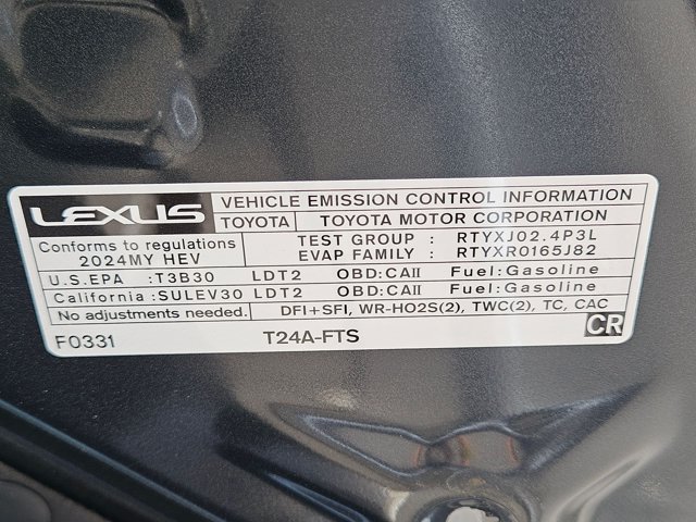 Used 2024 Lexus RX 500h F Sport w/ Convenience Package AWD/4WD image 24