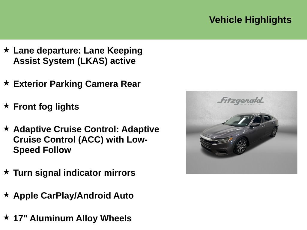 Used 2020 Honda Insight Touring image 10