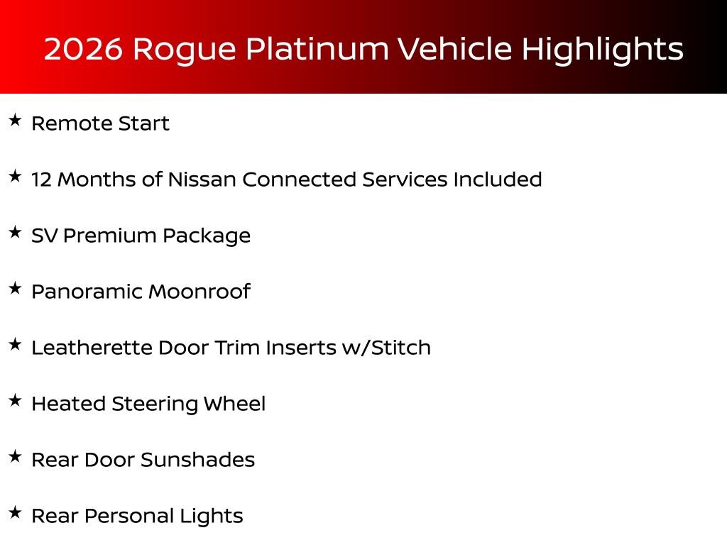New 2026 Nissan Rogue SV image 4