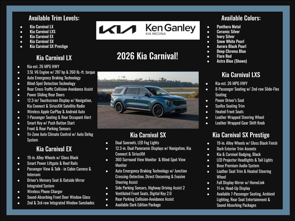New 2026 Kia Carnival LXS image 28