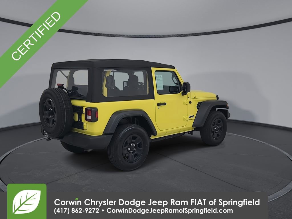 Certified 2022 Jeep Wrangler Sport AWD/4WD image 16