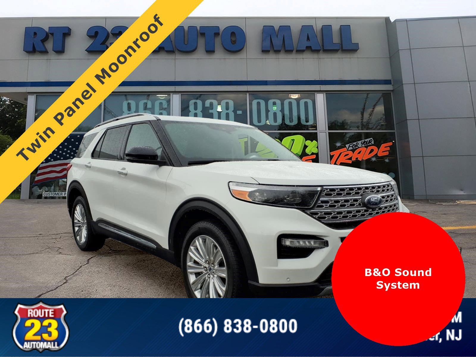 Certified 2023 Ford Explorer Limited w/ Limited Technology Package AWD/4WD image 1