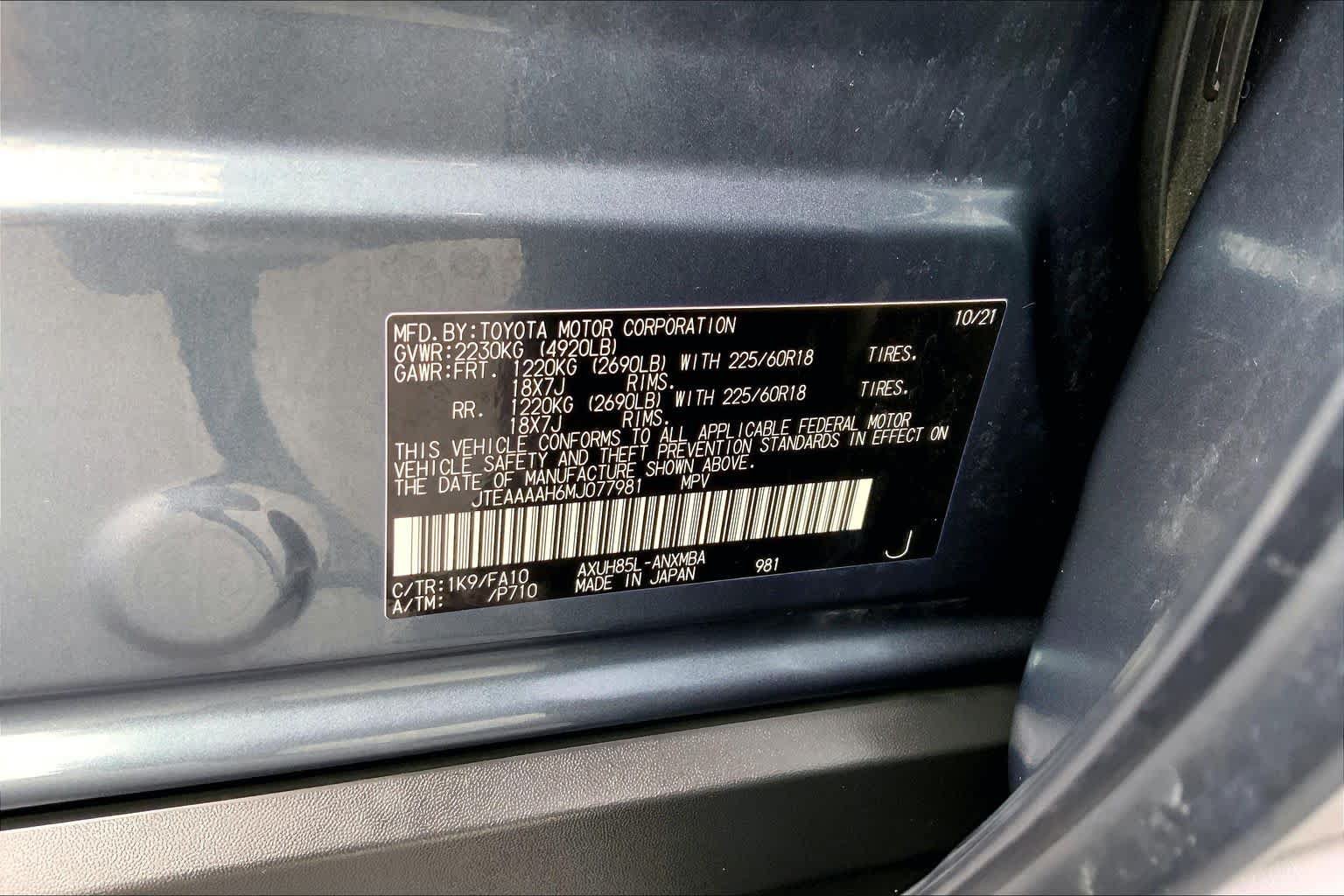 Used 2021 Toyota Venza LE AWD/4WD image 36