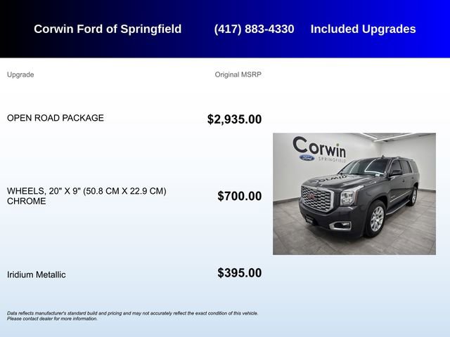 Used 2018 GMC Yukon Denali w/ Open Road Package image 5