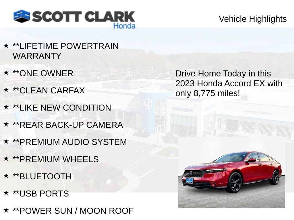 Used 2023 Honda Accord EX image 11