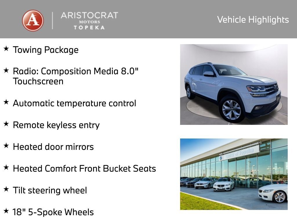 Used 2019 Volkswagen Atlas SE image 2