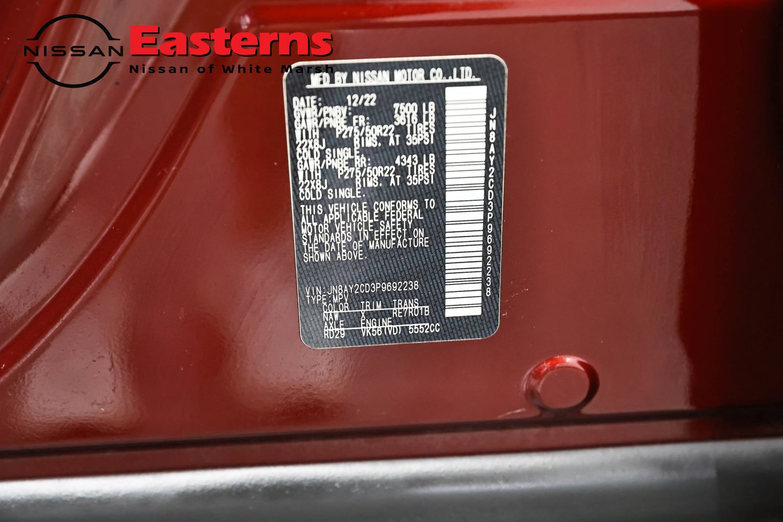 Used 2023 Nissan Armada Platinum w/ Cargo Package AWD/4WD image 33