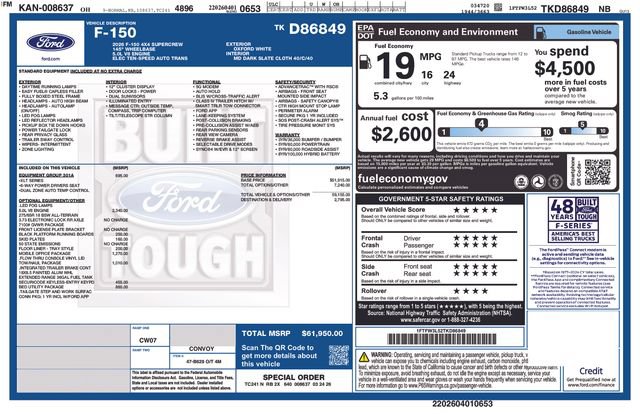 New 2026 Ford F150 XLT w/ Mobile Office Package AWD/4WD image 4