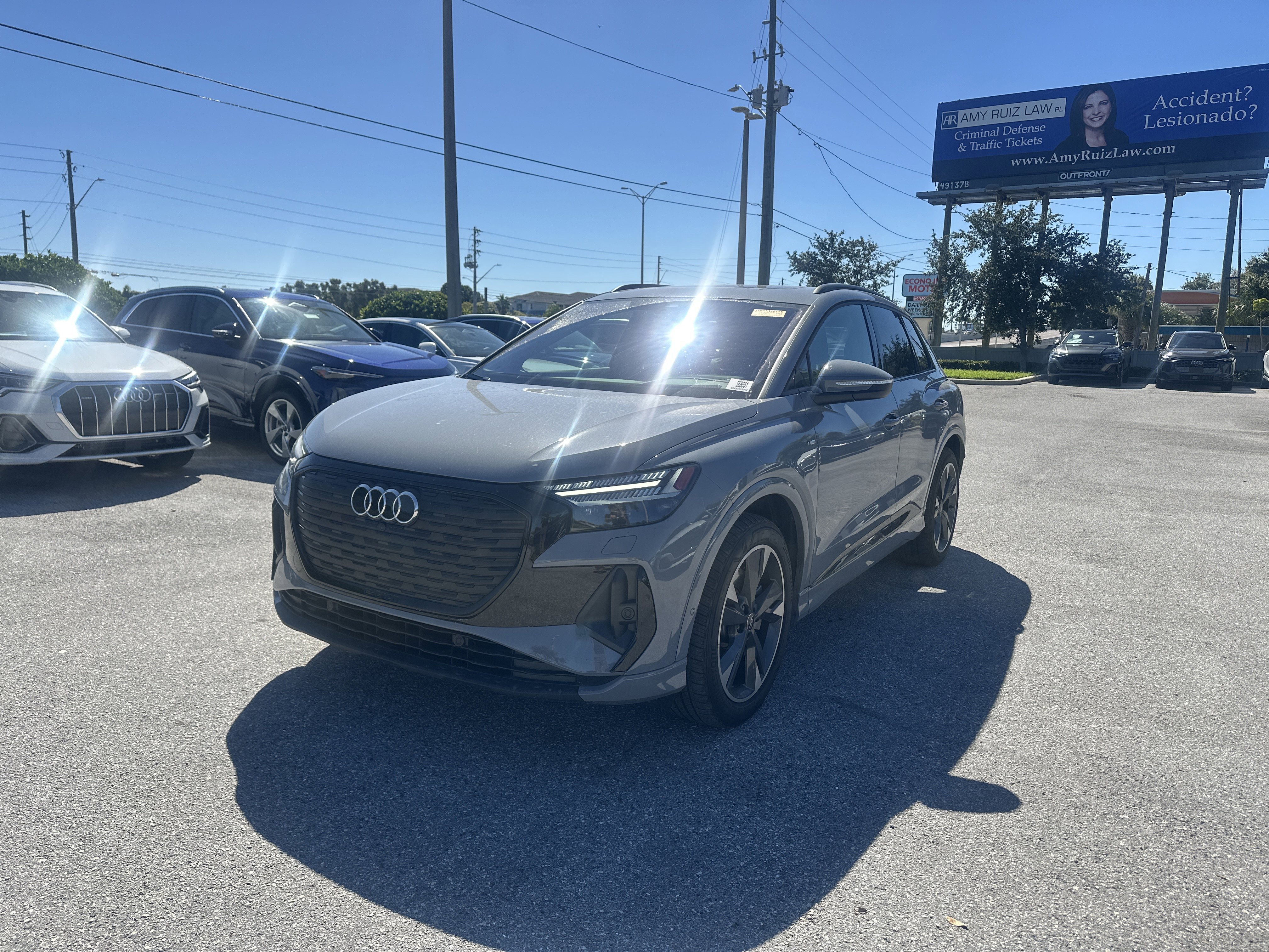 Used 2024 Audi Q4 e-tron Prestige w/ Black Optic Package image 2