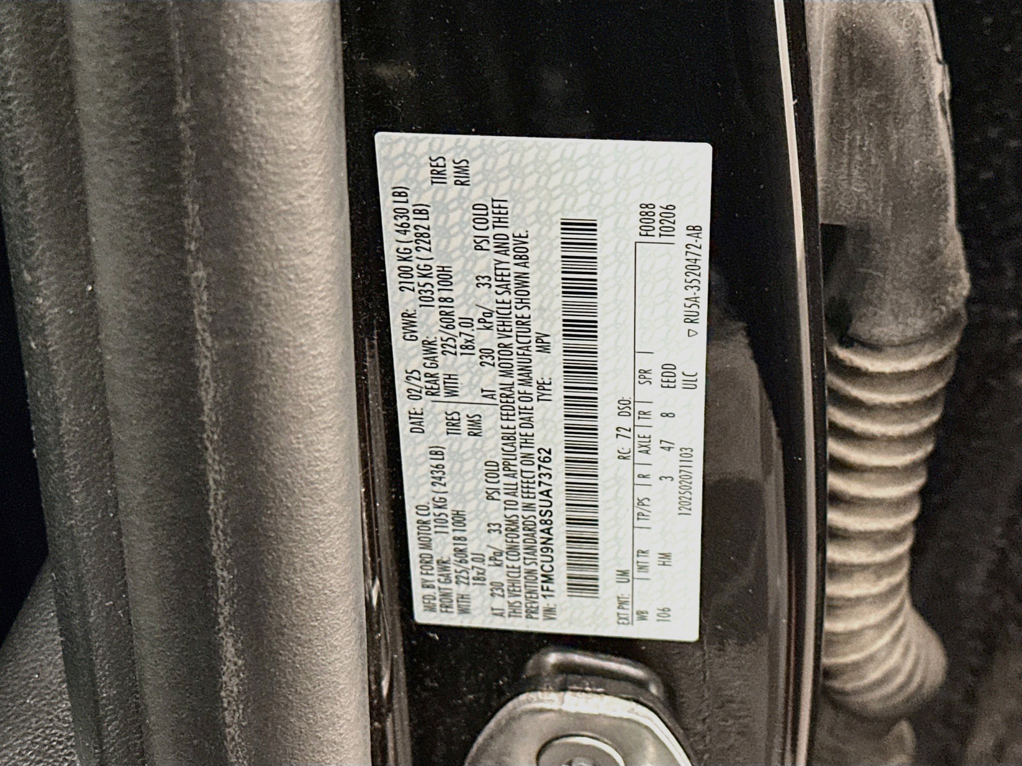 Used 2025 Ford Escape ST-Line Select AWD/4WD image 12