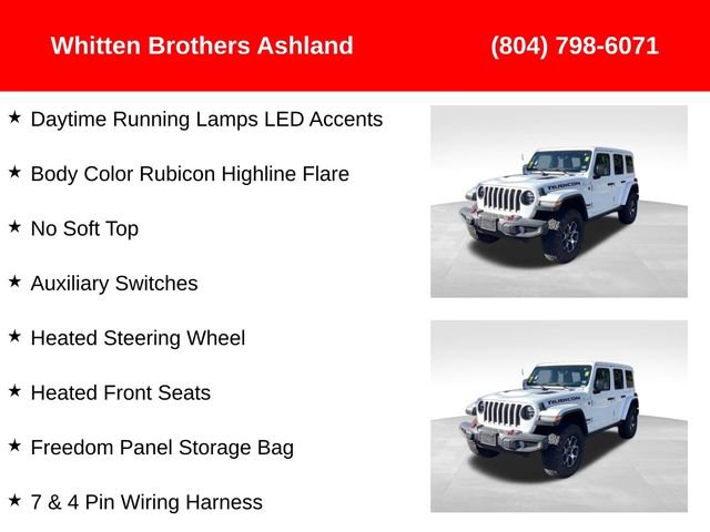 Used 2022 Jeep Wrangler Unlimited Rubicon w/ LED Lighting Group image 5